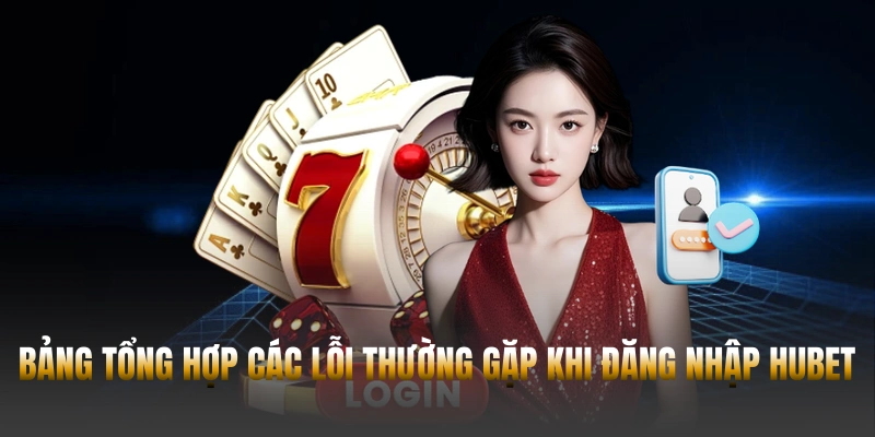 Hướng dẫn chi tiết cách đăng nhập Hubet nhanh chóng 2 Bảng tổng hợp các lỗi thường gặp khi đăng nhập Hubet
